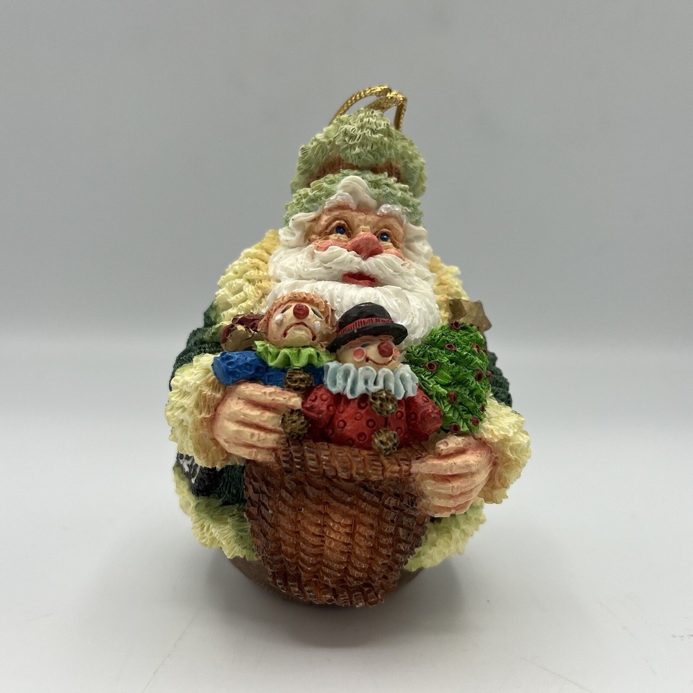 Vintage Roly Poly Roman‎ American Santas Through the Decades 1820 Santa Ornament